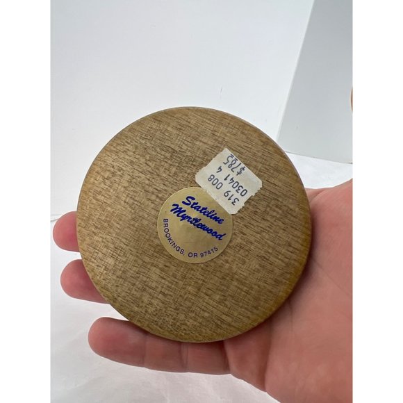 VTG Hand Spun Blown Glass Art Ornament w/ Stand Stateline Myrtlewood - Picture 7 of 8